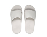 Archline Rebound Orthotic Slides Flip Flop Thongs Slip On Arch Support - White - Euro 40 - Low Angle