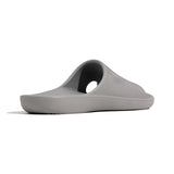 Archline Rebound Orthotic Slides Flip Flop Thongs Slip On Arch Support - Stone Grey - Euro 46