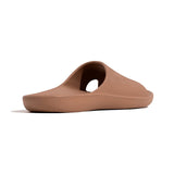Archline Rebound Orthotic Slides Flip Flop Thongs Slip On Arch Support - Putty - Euro 37 - 45-Degree Angle