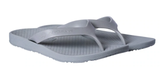 ARCHLINE Orthotic Flip Flops Thongs Arch Support Shoes Footwear - Grey - EUR 39 - Close-Up Angle