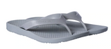 ARCHLINE Orthotic Flip Flops Thongs Arch Support Shoes Footwear - Grey - EUR 40 - Close-Up Angle