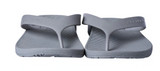 ARCHLINE Orthotic Flip Flops Thongs Arch Support Shoes Footwear - Grey - EUR 40 - Low Angle