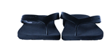 ARCHLINE Flip Flops Orthotic Thongs Arch Support Shoes Footwear - Navy - EUR 37 - Close-Up Angle