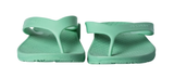 ARCHLINE Orthotic Thongs Arch Support Shoes Footwear Flip Flops - Dew Green - EUR 37 - Top-Down View