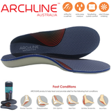 ARCHLINE Orthotics Insoles Balance Full Length Arch Support Pain Relief - EUR 47 - Front View