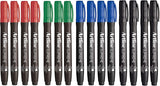 Artline Supreme Permanent Markers - Assorted Colours 15 pack - Front View