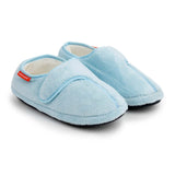 ARCHLINE Orthotic Plus Slippers Closed Scuffs Pain Relief Moccasins - Baby Blue - EU 42