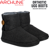 Archline Orthotic UGG Boots Slippers Arch Support Warm Orthopedic Shoes - Charcoal - EUR 42 (Women's US 11/Men's US 9) - Extra Image