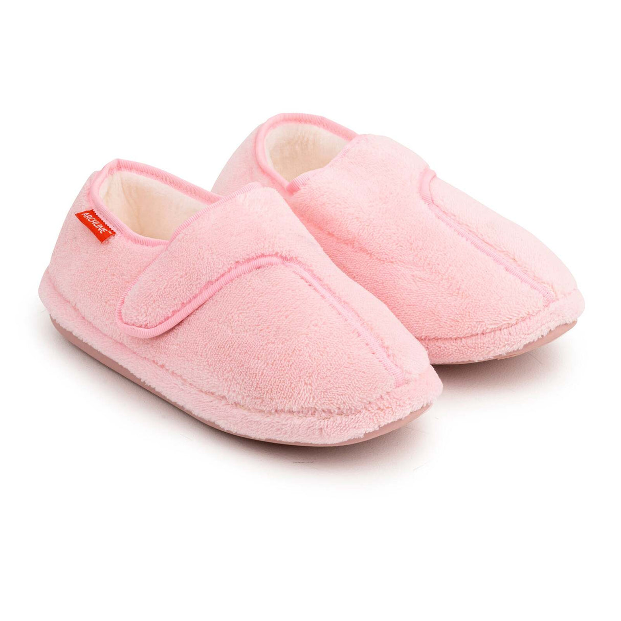 ARCHLINE Orthotic Plus Slippers Closed Scuffs Pain Relief Moccasins - Pink - EU 35