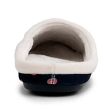 ARCHLINE Orthotic Slippers Slip On Scuffs Pain Relief Moccasins - Navy with Hearts - EUR 38 (Womens US 7) - Extra Image