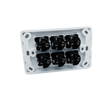 6 Gang Wall Plate Electricity Switch - Side View