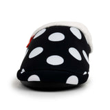 ARCHLINE Orthotic Slippers Slip On Arch Scuffs Pain Relief Moccasins - Polka Dots - EU 39 - Low Angle