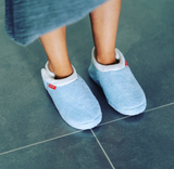 ARCHLINE Orthotic Slippers Closed Scuffs Pain Relief Moccasins - Sky Blue - EUR 35 - Extra Image