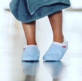 ARCHLINE Orthotic Slippers Closed Scuffs Pain Relief Moccasins - Sky Blue - EUR 38 - Low Angle