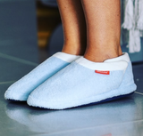 ARCHLINE Orthotic Slippers Closed Scuffs Pain Relief Moccasins - Sky Blue - EUR 42 - Close-Up Angle