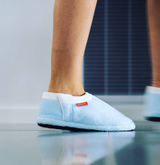 ARCHLINE Orthotic Slippers Closed Scuffs Pain Relief Moccasins - Sky Blue - EUR 42 - Extra Image