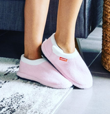 ARCHLINE Orthotic Slippers Closed Scuffs Pain Relief Moccasins - Pink - EUR 36 - Low Angle