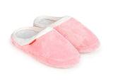 ARCHLINE Orthotic Slippers Slip On Arch Scuffs Pain Relief Moccasins - Pink - EU 43 - Front View