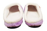 ARCHLINE Orthotic Slippers Slip On Arch Scuffs Pain Relief Moccasins - Lilac - EU 42 - Rear View