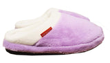 ARCHLINE Orthotic Slippers Slip On Arch Scuffs Pain Relief Moccasins - Lilac - EU 43 - Top-Down View
