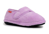 ARCHLINE Orthotic Plus Slippers Closed Scuffs Pain Relief Moccasins - Lilac - EU 37 - 45-Degree Angle