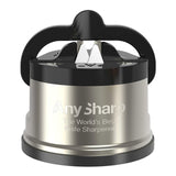 Any Sharp Pro Worlds Best Knife Sharpener for Knives Blades Scissors - Close-Up Angle