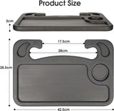 Multi Function Handy Car Table Tray Stand Laptop Drink Holder Eating Food Desk - Side View