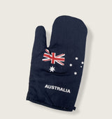 Microwave Oven Glove Kitchen Mitten Heat Resistant Baking Pot Holder Mitt Aussie - Front View