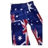 Australia Flag Womens Leggings OZ Au Aussie Pants Bottoms Australian - Side View