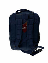 26L Leuts Backpack School & University Bag Book Carry Backpack - Dark Navy - Side View