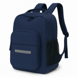 26L Leuts Backpack School & University Bag Book Carry Backpack - Dark Navy - Front View
