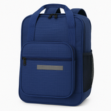 26L Leuts Backpack School & University Bag Book Carry Backpack - Navy - Front View