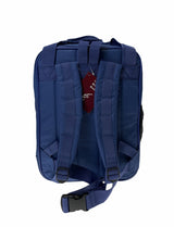 26L Royal Blue Leuts Utility Backpack for School and Library Use - Side View