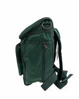 Deluxe 23.5L Leuts Backpack for School and Library - Bottle Green - Side View