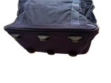 44L Foldable Duffel Bag Gym Sports Luggage Travel Foldaway School Bags - Dark Navy - Rear View