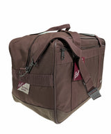 44L Foldable Duffel Bag Gym Sports Luggage Travel Foldaway School Bags - Rust - 45-Degree Angle
