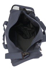 28L Travel Foldable Duffel Bag Gym Sports Luggage Foldaway School Bags - Navy - Side View