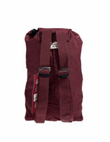 26L Foldable Deep Backpack Bag Gym Sports Luggage Travel Back Pack - Maroon - Side View