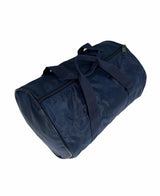 Travel Foldable Duffel Bag Gym Sports Luggage Foldaway School Bags - Navy - Side View