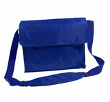 Leuts Tote Shoulder Bag Nylon Waterproof School Books Messenger - Royal Blue - 45-Degree Angle