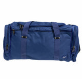 44L Travel Foldable Duffel Bag Gym Sports Luggage Travel Foldaway D-Zip Top School Bags - Royal Blue - Front View