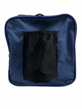44L Foldable Duffel Bag Travel Gym Sports D-Zip Top Shoulder Strap - Royal Blue