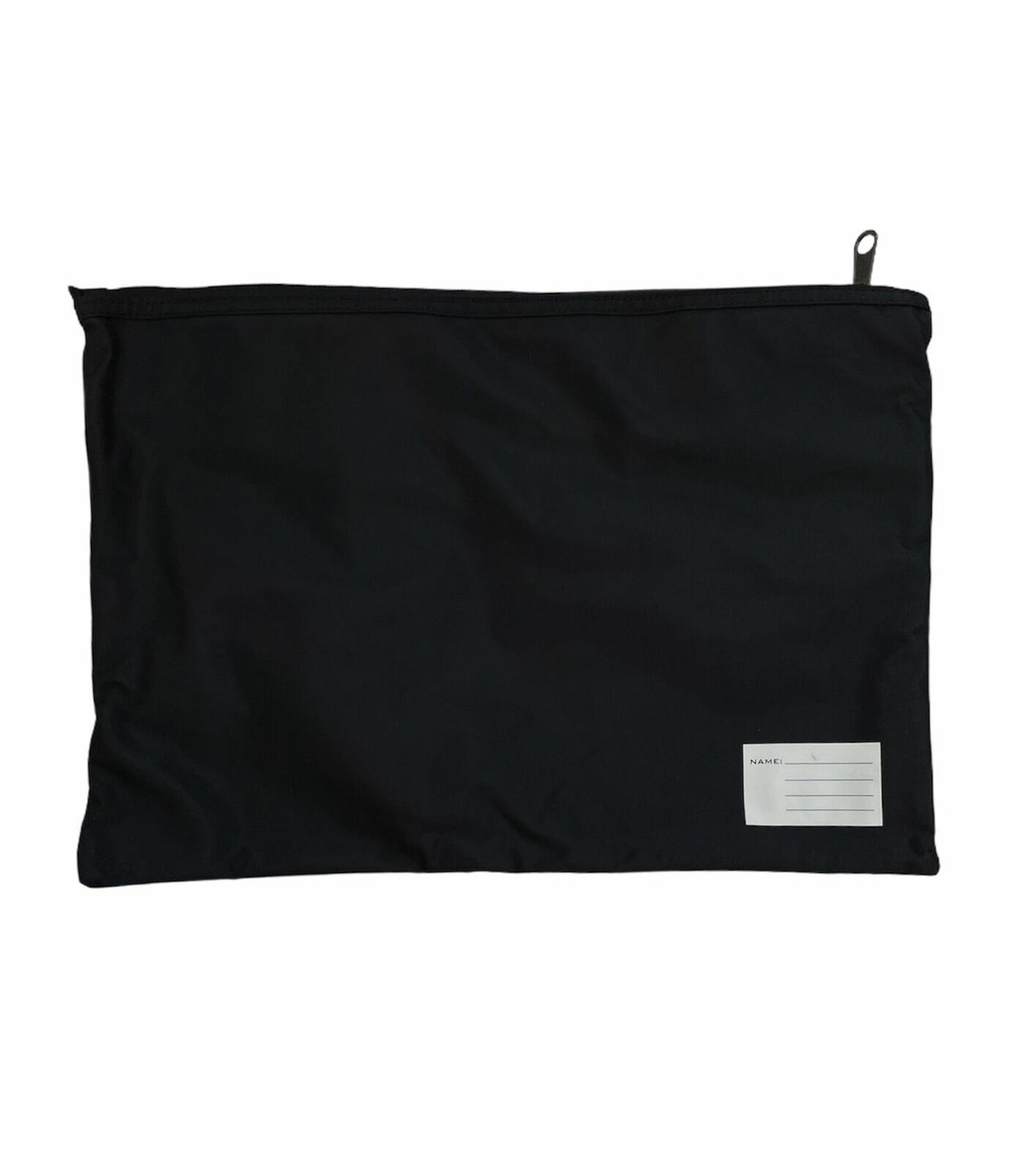 Leuts Jumbo Pencil Case Zip Large Capacity Pen Pouch Compartments - Black