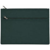 Leuts Jumbo Pencil Case Zip Large Capacity Pen Pouch Compartments - Bottle Green