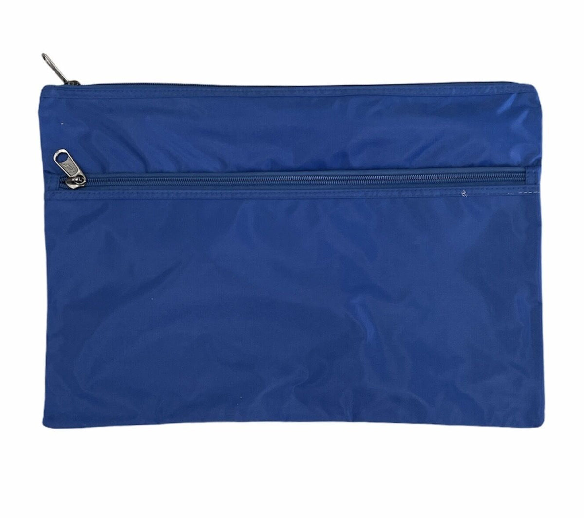Leuts Jumbo Pencil Case Zip Large Capacity Pen Pouch Compartments - Royal Blue