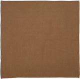 Paisley Print Cotton Durag Bandanna - Versatile Summer Biker Scarf in Brown - Front View