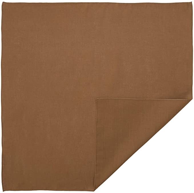 Paisley Print Cotton Durag Bandanna - Versatile Summer Biker Scarf in Brown