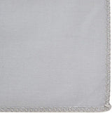 BANDANA Paisley 100% COTTON Head Wrap Durag Bandanna Summer Biker Scarf Mask - Grey (Plain) - Top-Down View