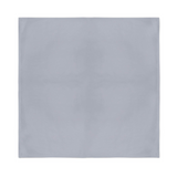 Plain Bandana 100% COTTON Head Wrap Durag Bandanna Summer Biker Scarf Mask - Grey - Side View