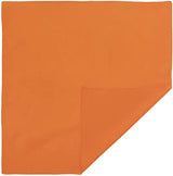 Paisley Cotton Bandana Head Wrap for Summer Biking - Orange Scarf Mask - Side View